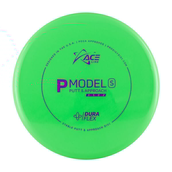 Prodigy Disc ACE Line P Model S DuraFlex Putteri Frisbeegolfkiekko, vihreä