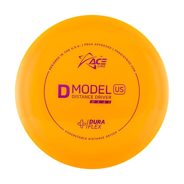 Prodigy Disc ACE Line D Model US DuraFlex Pituusdraiveri Frisbeegolfkiekko, oranssi