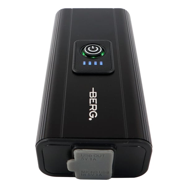 Berg Polkupyörän etuvalo 1000lm LED, ladattava 