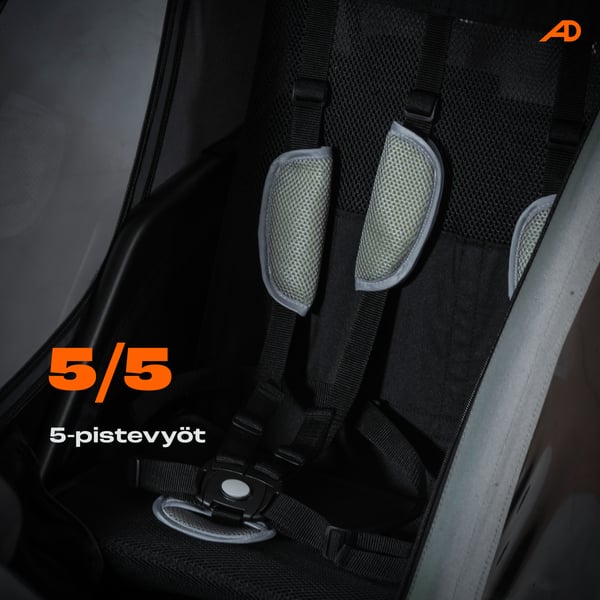 ArmorDuty TR-02 Lastenkuljetusperäkärry, 1 lapselle