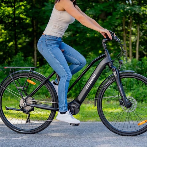 **OUTLET**FitNord Ava 700 Sähköpyörä, musta (720 Wh tehoakku)