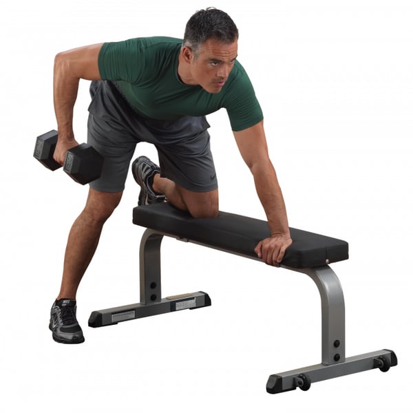 Tasapenkki, Body-Solid soutu käsipainoilla