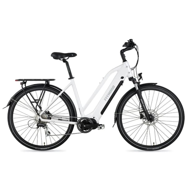 **OUTLET** FitNord Ava 500 Sähköpyörä 2021, valkoinen, 46cm (612 Wh akku)