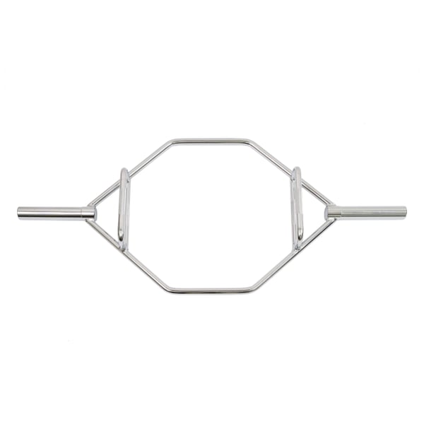 **OUTLET** FitNord Hex Bar, maastavetotanko, hopea