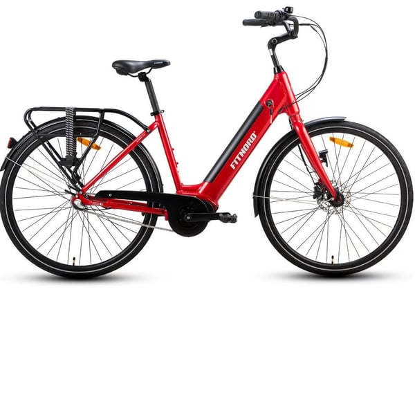 **OUTLET** FitNord Classic 300 Sähköpyörä 2023, punainen (504 Wh akku)