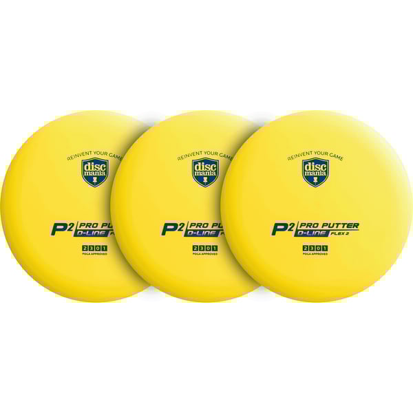 Discmania Putter Bundle – 3 putterin setti, keltainen