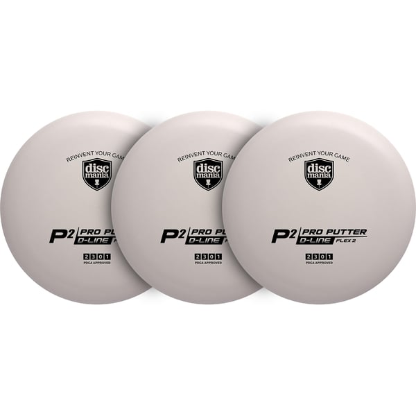 Discmania Putter Bundle – 3 putterin setti, valkoinen