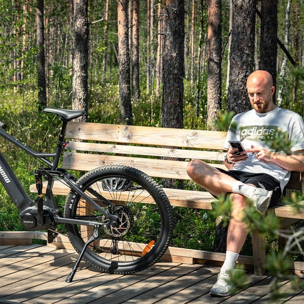 FitNord Ranger 700FS Sähkömaastopyörä G2, musta