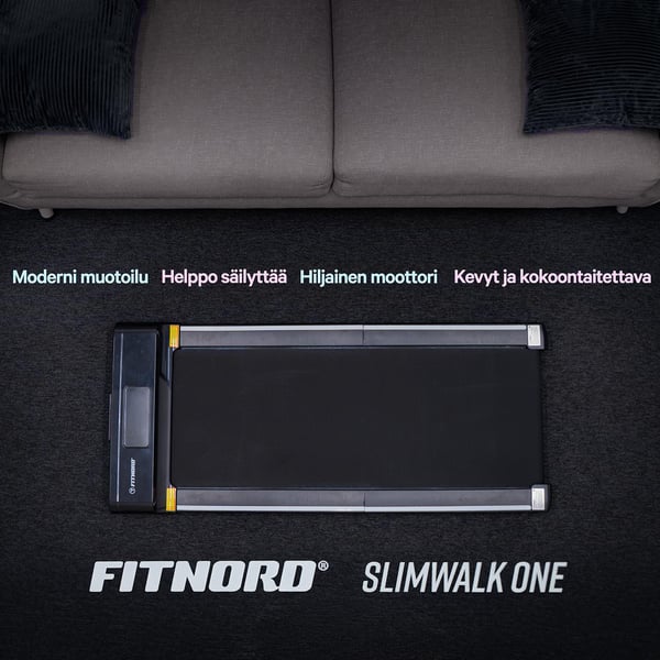 FitNord SlimWalk One Kävelymatto, taitettava