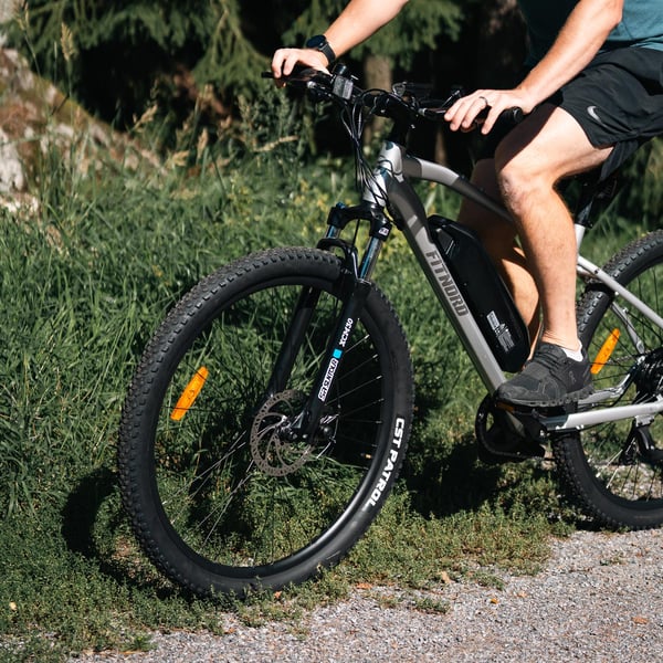 FitNord Ranger 200 Sähkömaastopyörä 2024, hopea (540Wh akku)
