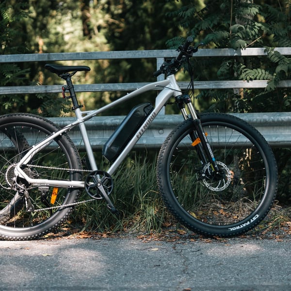 FitNord Ranger 200 Sähkömaastopyörä 2024, hopea (540Wh akku)
