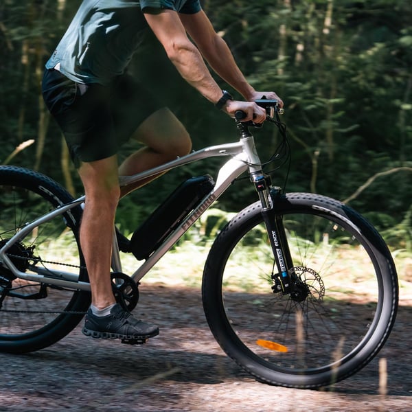 FitNord Ranger 200 Sähkömaastopyörä 2024, hopea (540Wh akku)