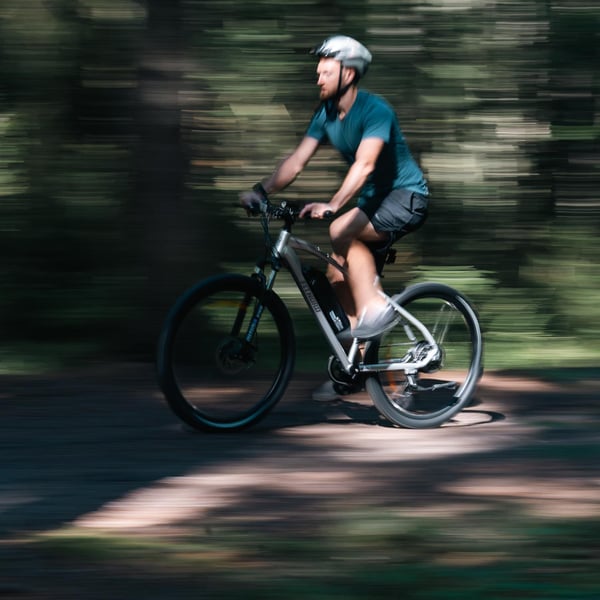 FitNord Ranger 200 Sähkömaastopyörä 2024, hopea (540Wh akku)