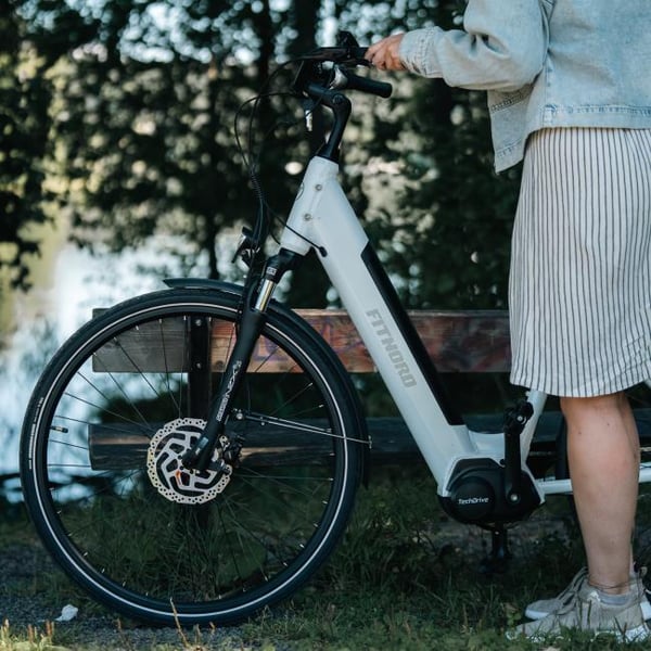 FitNord Classic 500 Sähköpyörä 2025, valkoinen