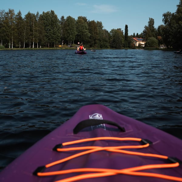 FitNord Seal One ilmatäytteinen kajakki, tummanvioletti (1-istuttava) 2025