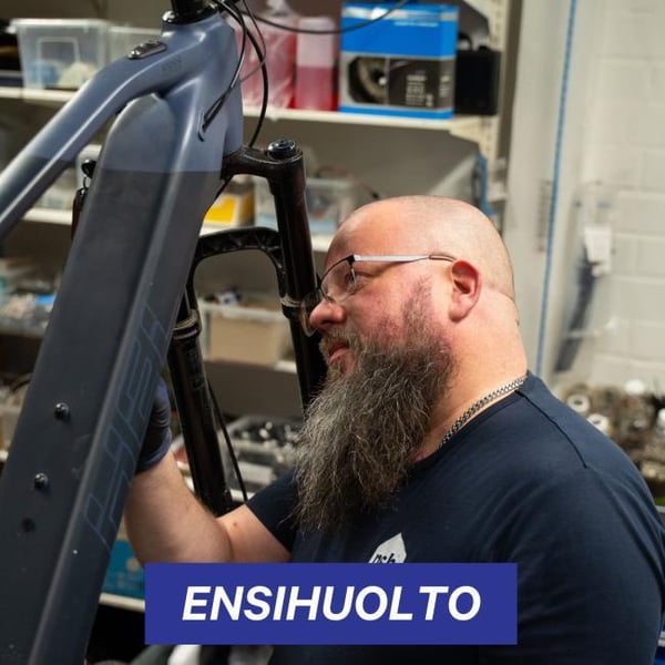 Sähköpyörän ensihuolto Tampereen toimipisteessä