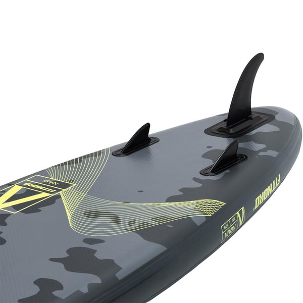 FitNord Aqua 300 SUP-lautasetti, NÄSI (lime-musta), alumiinimelalla G2
