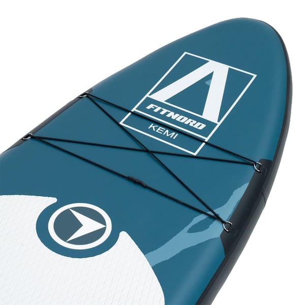 FitNord Aqua 330 SUP-lautasetti, KEMI (valko-musta), lasikuitumelalla, G2