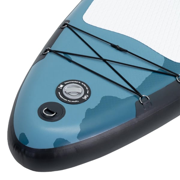 FitNord Aqua 330 SUP-lautasetti, KEMI (valko-musta), lasikuitumelalla, G2