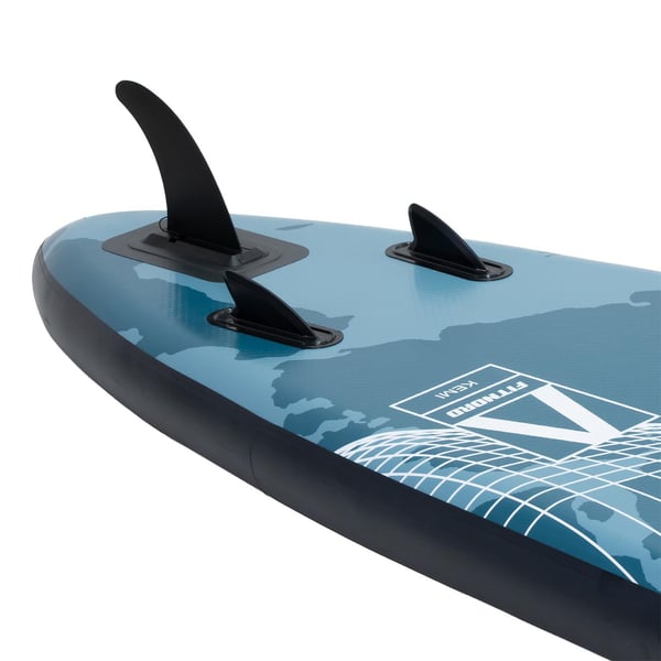FitNord Aqua 330 SUP-lautasetti, KEMI (valko-musta), lasikuitumelalla, G2