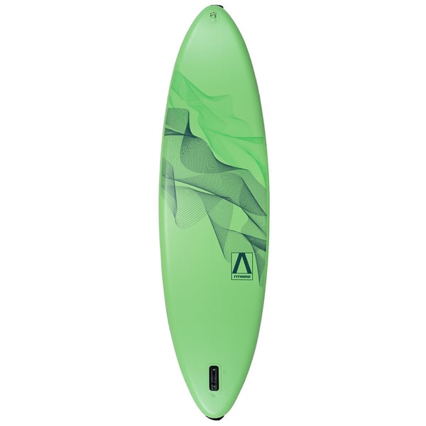 FitNord Aqua Leaf 340 SUP-lautasetti, vihreä (kantavuus 200 kg, lasikuitumela) 2025