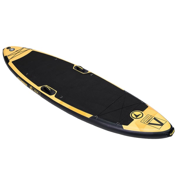 FitNord Aqua Leaf 340 SUP-lautasetti, Nordkapp (musta-keltainen), lasikuitumelalla, G2