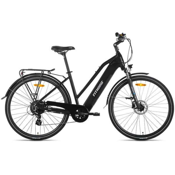 FitNord Ava 300 Sähköpyörä 2024, musta (720 Wh tehoakku)