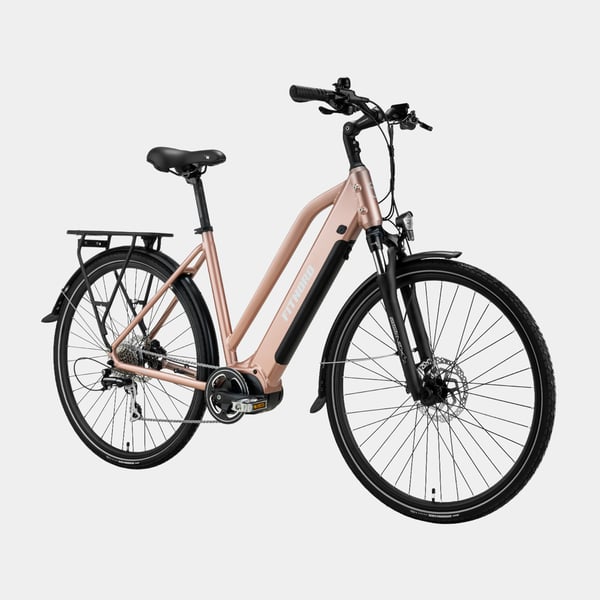 FitNord Ava 500 Sähköpyörä 2024, kulta (612 Wh akku)