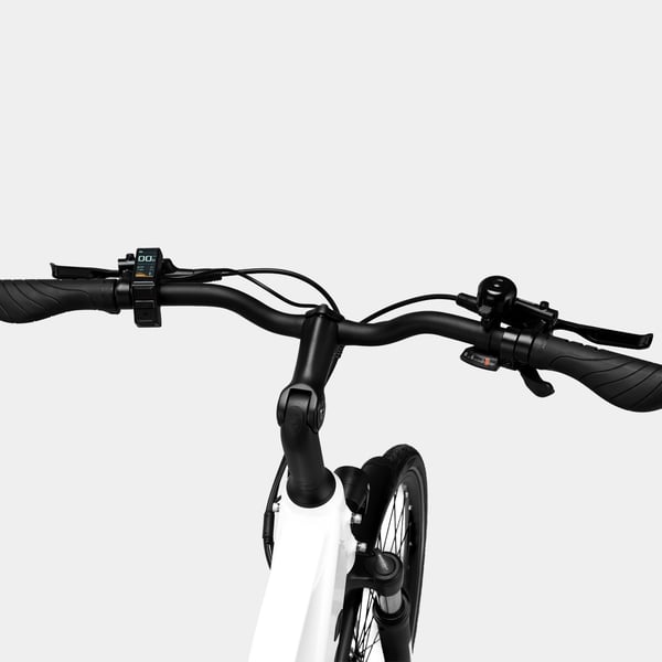 FitNord Ava 500 Sähköpyörä 2024, valkoinen (612 Wh akku)