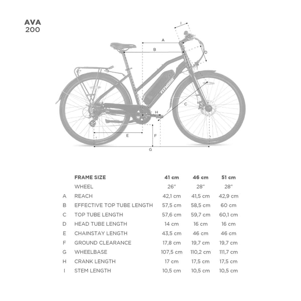 FitNord Ava 200 Sähköpyörä, musta (540 Wh akku)