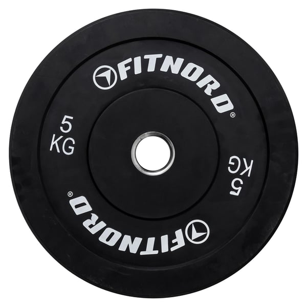 FitNord Bumper Black Levypaino 5 kg