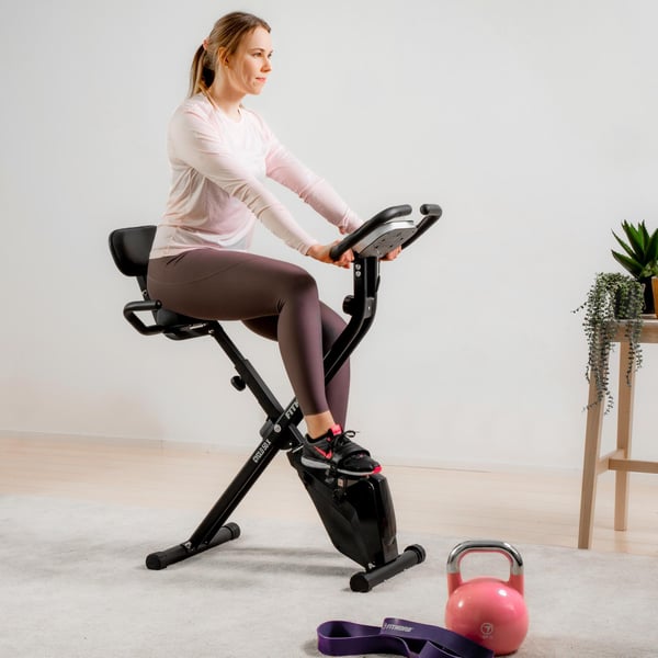 FitNord Cyclo 50X Kokoontaitettava kuntopyörä selkänojalla