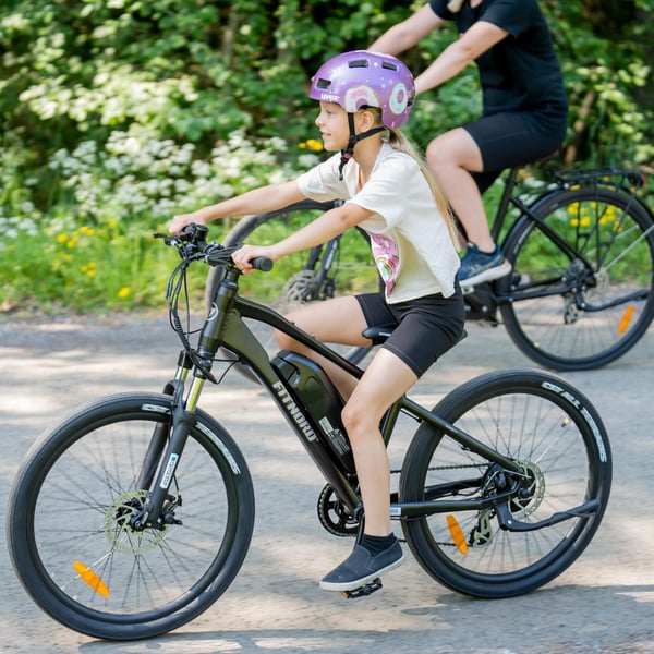 FitNord Ranger Jr Sähkömaastopyörä, musta (360Wh tehoakku)