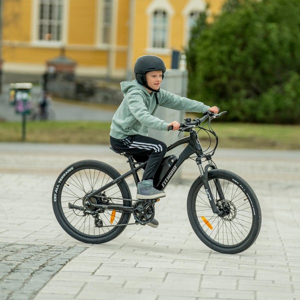 FitNord Ranger Jr Sähkömaastopyörä, musta (360Wh tehoakku)