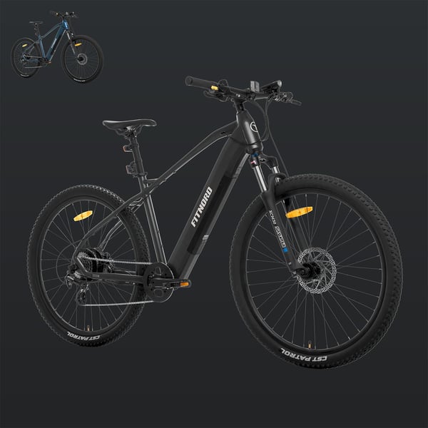 FitNord Ranger 300 Sähkömaastopyörä 2024, musta (720Wh tehoakku)