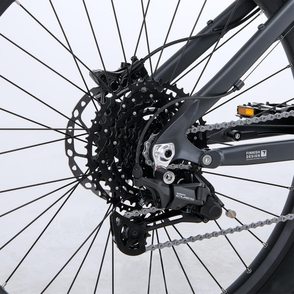 FitNord Ranger 700FS Sähkömaastopyörä G2, musta