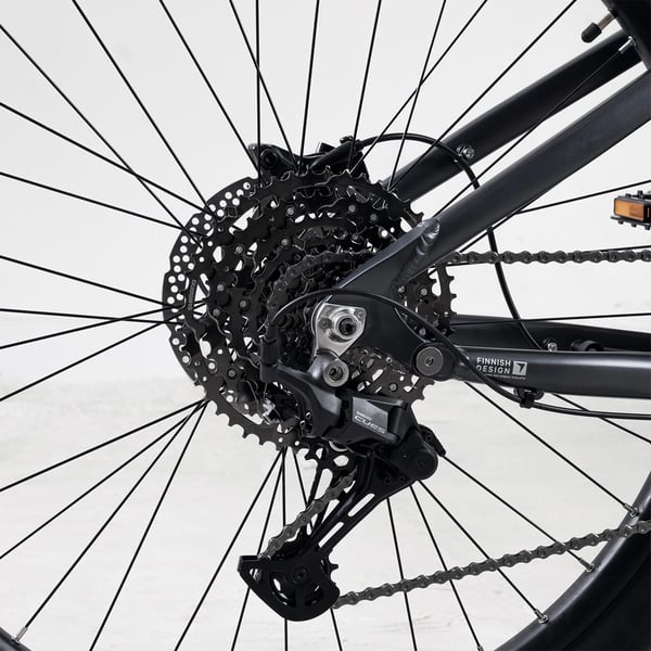 FitNord Ranger 800FS Sähkömaastopyörä, musta