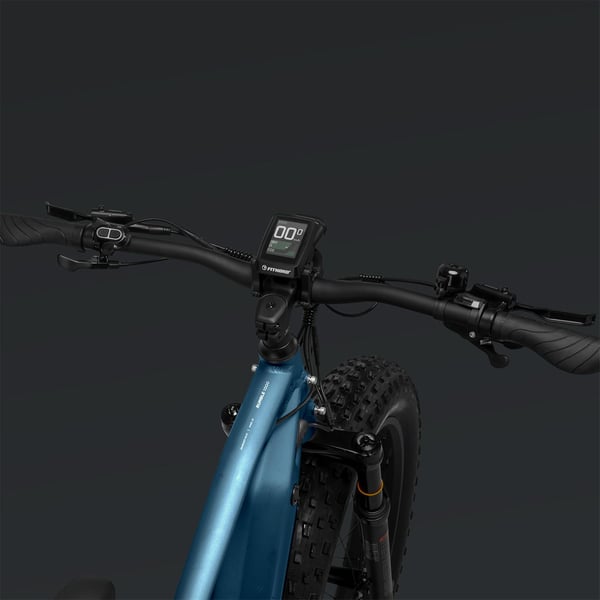 FitNord Rumble 1000 Sähköfatbike 2024, sininen (856 Wh tehoakku)