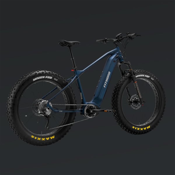 FitNord Rumble 1000 Sähköfatbike 2024, sininen (856 Wh tehoakku)