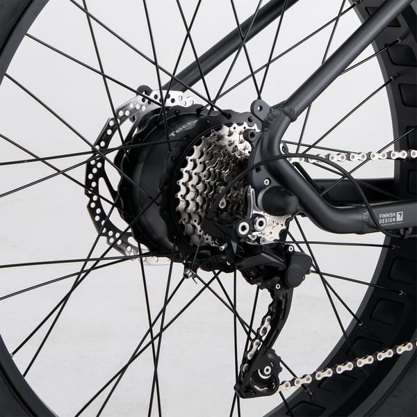 FitNord Rumble 300 Sähköfatbike G2, musta