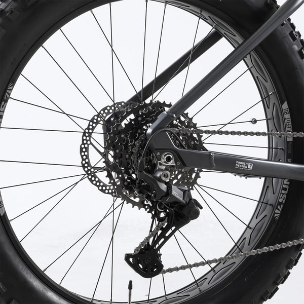 FitNord Rumble 800 Sähköfatbike, grafiitti
