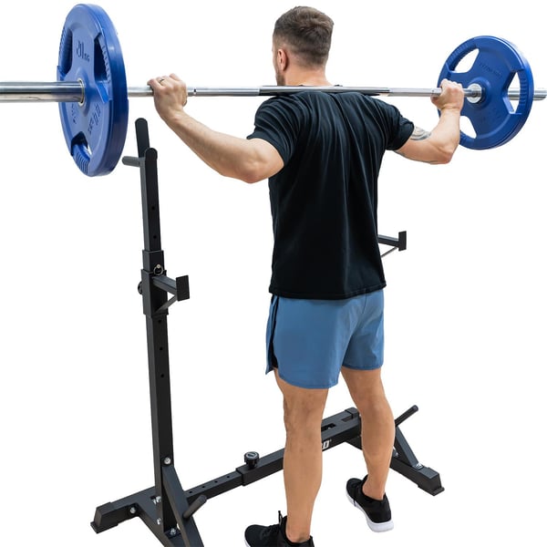 FitNord Leveyssäädettävä penkkipunnerrus- ja kyykkyteline