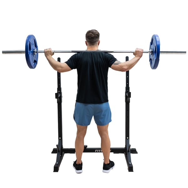 FitNord Leveyssäädettävä penkkipunnerrus- ja kyykkyteline