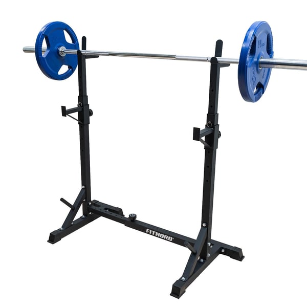 FitNord Leveyssäädettävä penkkipunnerrus- ja kyykkyteline