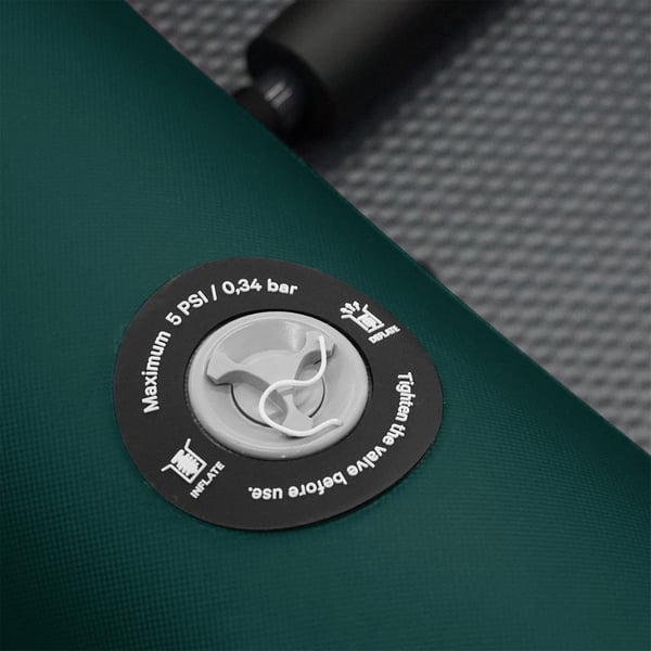 FitNord Seal One ilmatäytteinen kajakki, tummanvihreä  (1-istuttava)
