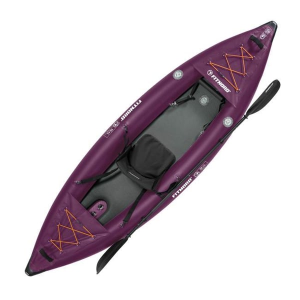 **OUTLET** FitNord Seal One ilmatäytteinen kajakki, tumma violetti (1-istuttava)