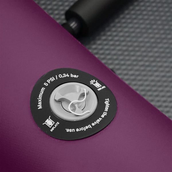 FitNord Seal Two ilmatäytteinen kajakki, tumma violetti (2-istuttava) 2025