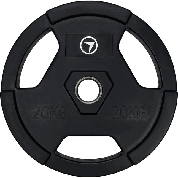 Levypaino 20 kg, FitNord Tri Grip Black