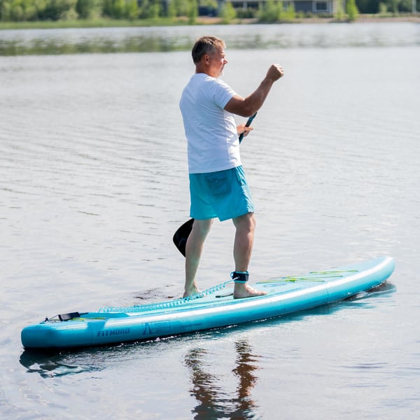 FitNord Aqua Apex 380 SUP-lautasetti (kantavuus 150 kg, lasikuitumela)