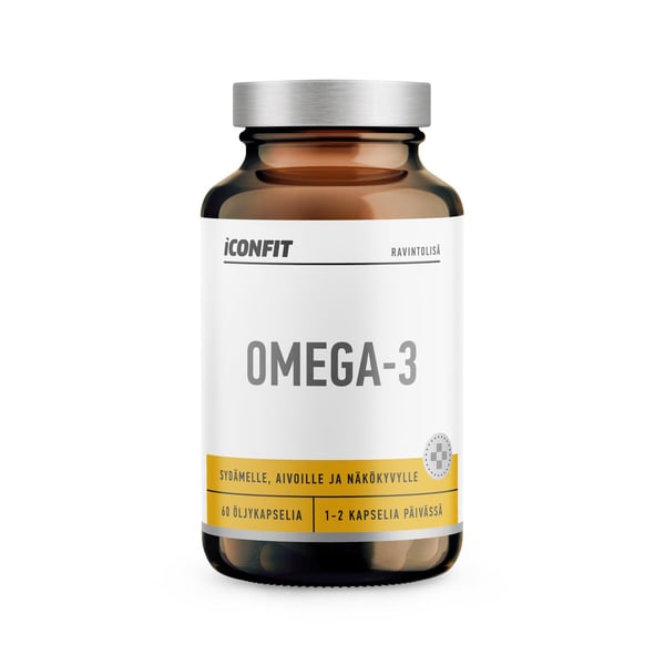 ICONFIT Omega 3 18/12 1000mg, N60 — Omega-3-kapselit